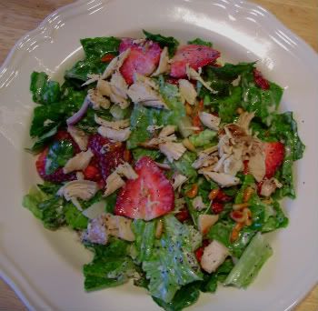 strawberry poppy salad