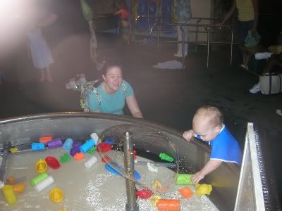 Me and my son at the Children's Museum.