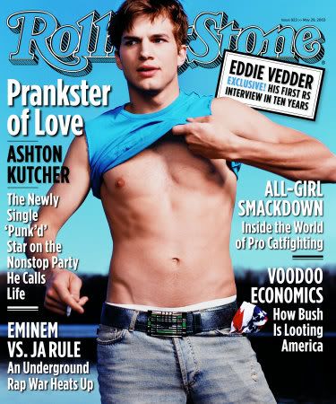 Apparently, Ashton Kutcher 'did this all' in 'the name of malaria.