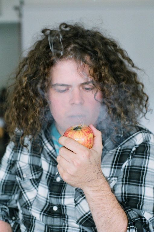 Smoking Pot Apple
