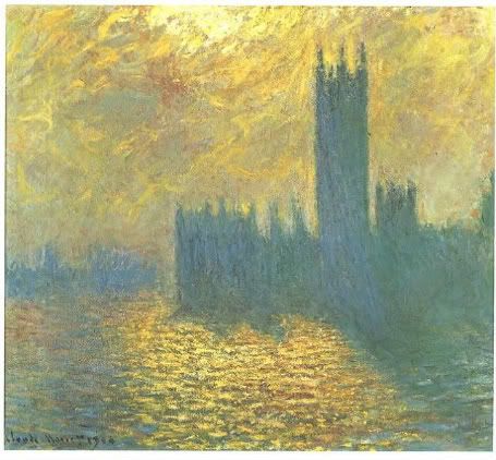 monet,house of parliament,impressionism