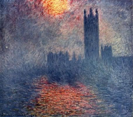 monet,house of parliament,impressionism