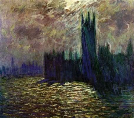 monet,house of parliament,impressionism