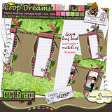Crop Dreams 4x6 Brag Book Quick Page