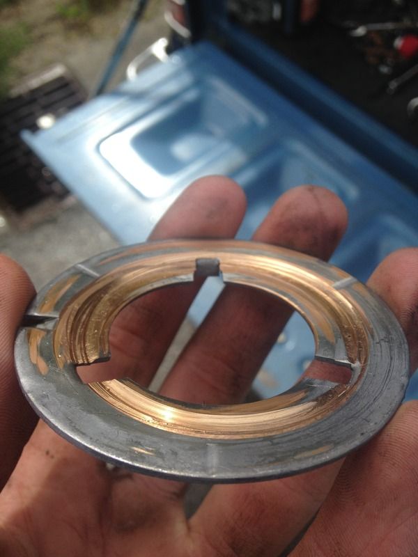 Thrust washer destroyed, what would cause this? S10 Forum