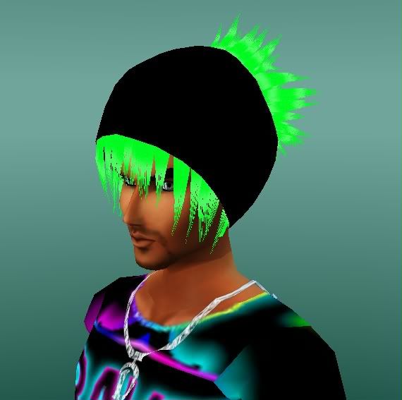 hat  rave hair 1