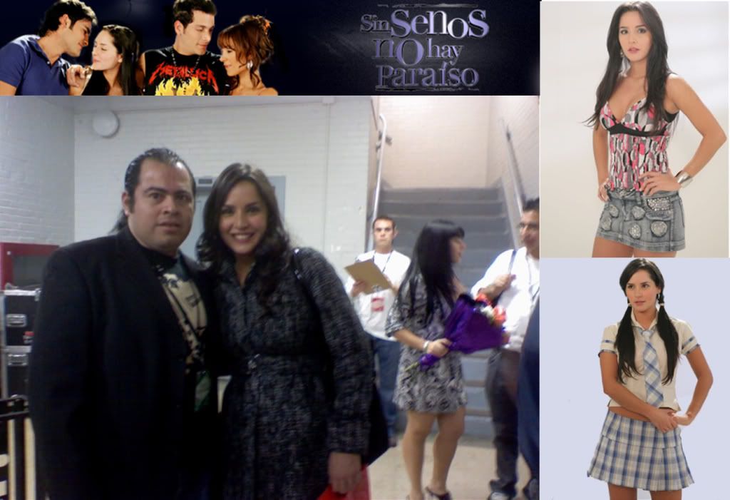 Me and Carmen Villalobos Catalina Sin senos no hay paraiso Telemundo Image