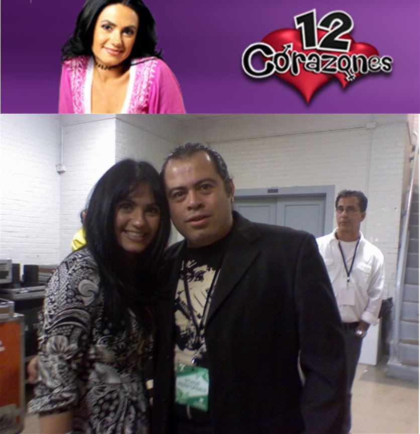 Me and Penelope Menchaca 12 Corazones Telemundo Image