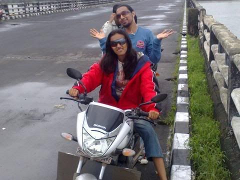 Seema taking her boy friend for a ride from Pune