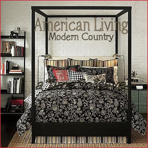 New American Living MODERN COUNTRY FULL Comforter+Set eBay