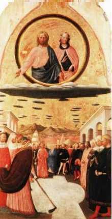 "The Miracle of the Snow" and was painted by Masolino Da Panicale (1383-1440)