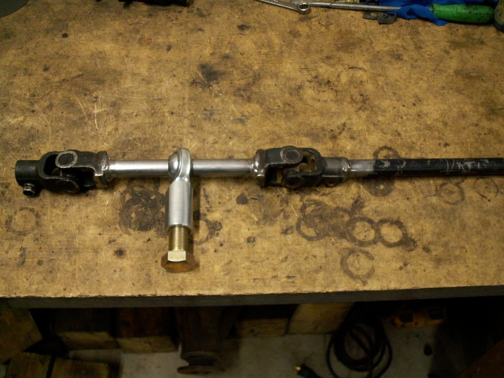 Steering shaft relocation tech Pirate 4x4