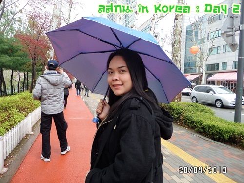 สมหลิน in Korea Day 2 ฝนเกาหลีก็เปียกเหมือนกันเน๊าะ