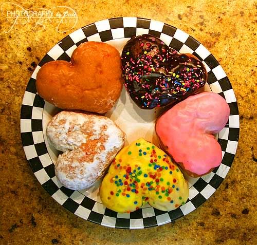 heart donuts