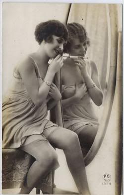 2flappersmokemirror Pictures, Images and Photos