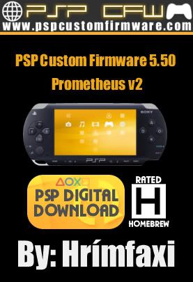 PSP Firmware 5.50 personalizado Prometeo v2