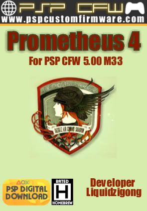 Prometheus 4 for PSP CFW 5.00