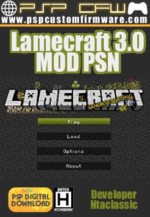 lamecraft free download for psp