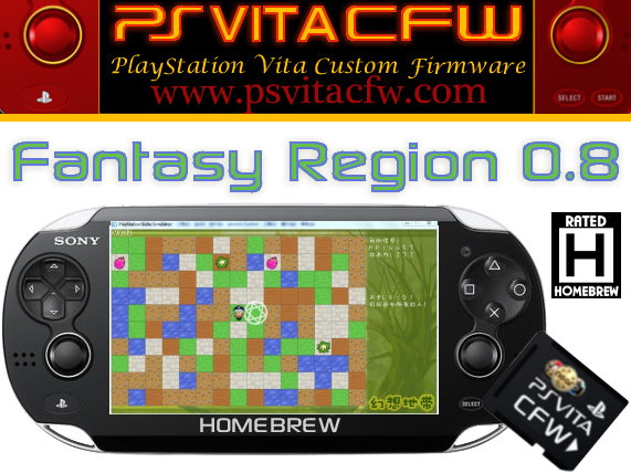Fantasia Região 0.8 - PS Vita miniaturas Homebrew