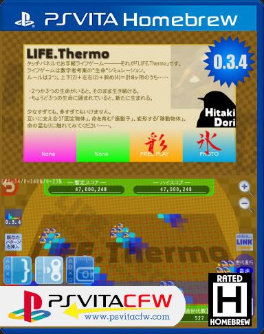 VIDA Thermo 0.3.4 - PS Vita miniaturas Homebrew