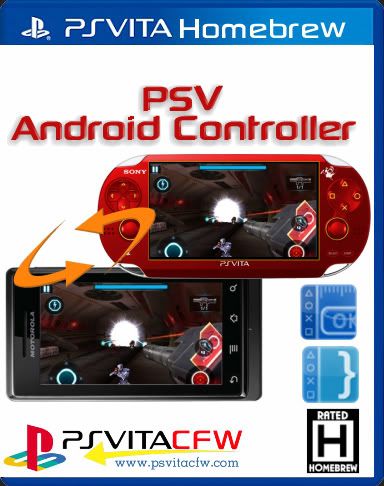 PSV Android Controller - PS Vita miniaturas Homebrew