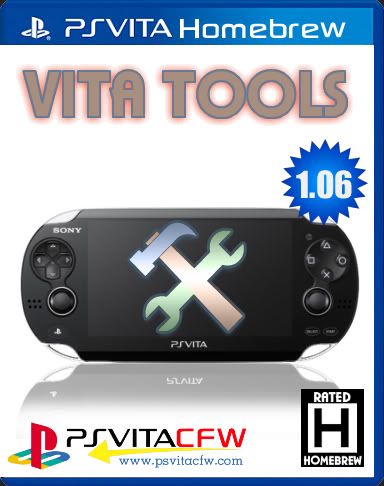 Vita Ferramentas 1,06 - PS Vita miniaturas Homebrew