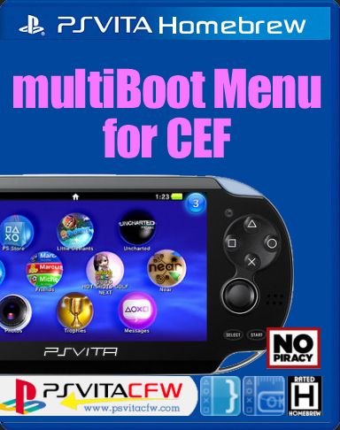 multiBoot Menu for CEF – PS Vita Homebrew multiBoot Menu for CEF – PS Vita Homebrew thumbnail