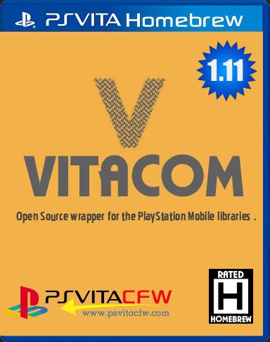 VitaCom 1,11 - PS Vita miniaturas Homebrew