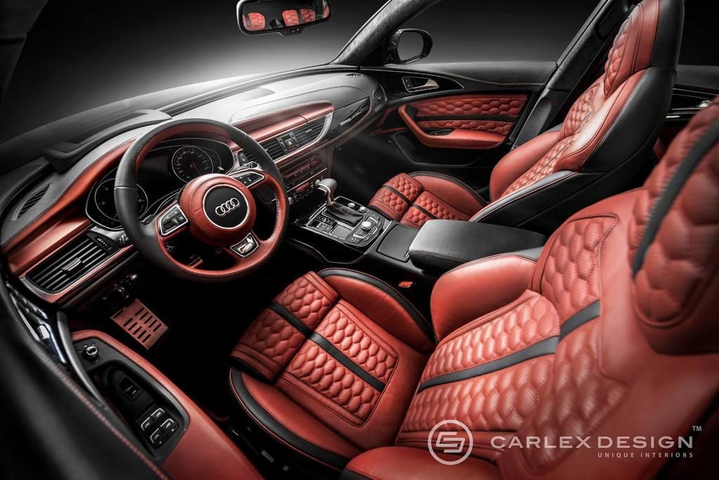 audi-a6-gets-red-honeycomb-interior-from