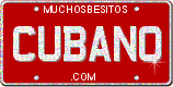 cubano vanity plate