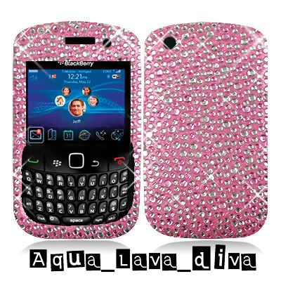 Pink Rhinestone Bling Case For Blackberry Curve 8520 on eBay (end time 