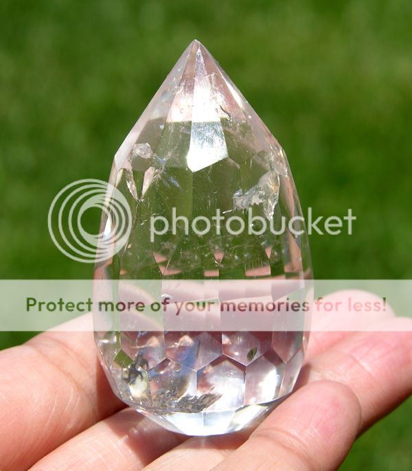 Clear Quartz Cut Teardrop Gift Cluster Crystal Brazil  