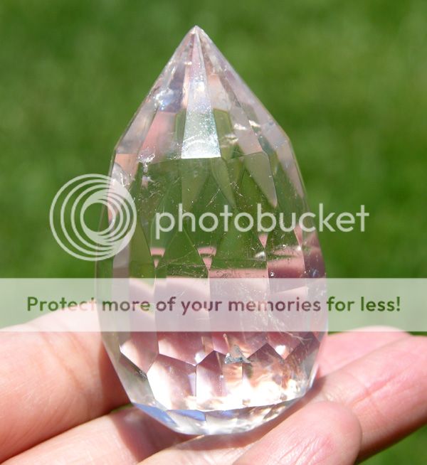 Clear Quartz Cut Teardrop Gift Cluster Crystal Brazil  