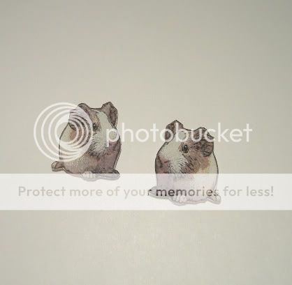 Guinea Pig Stud Post Earrings Animal Pet Jewelry Cavie  