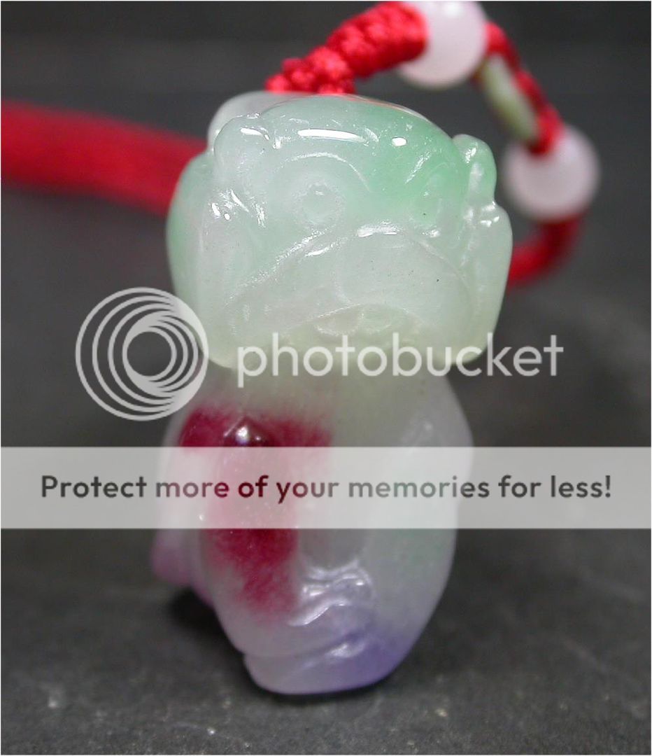 CHINESE 3 Color JADE PENDANT Monkey 882231  