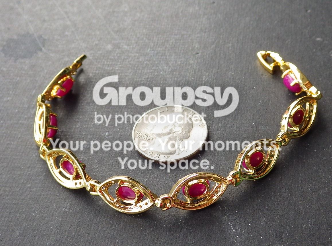 Gold Plate Lavender JADE Cabochon Bead Bangle Bracelet Diamond