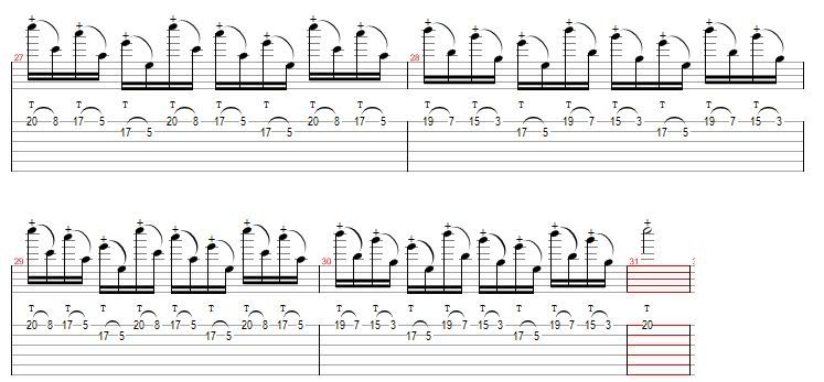 Tapping On The Same Notes Of Legato | Guitar Lessons @ Ultimate-Guitar.Com