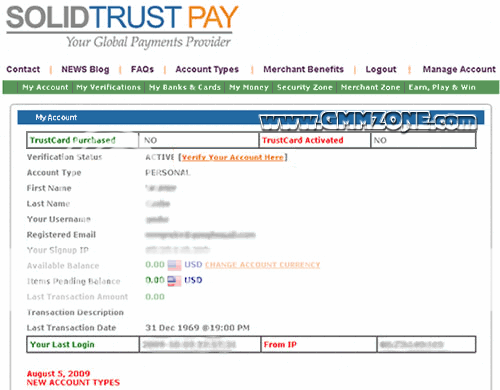 Back Office Of SolidTrustPay Account
