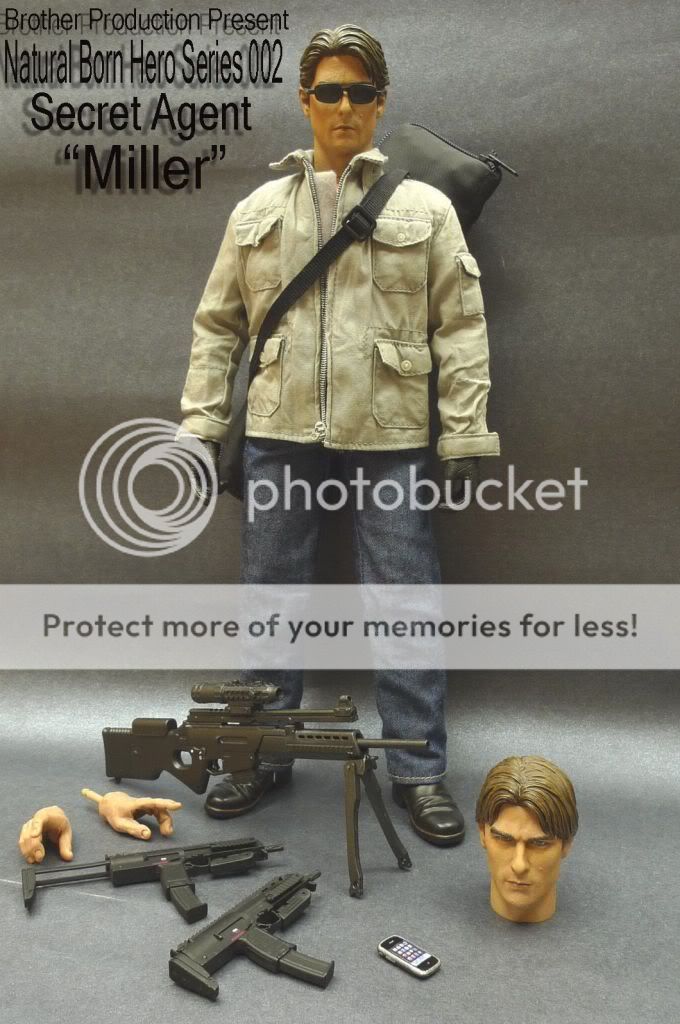 Custom Knight and Day Tom Cruise 1/6 Action figure   