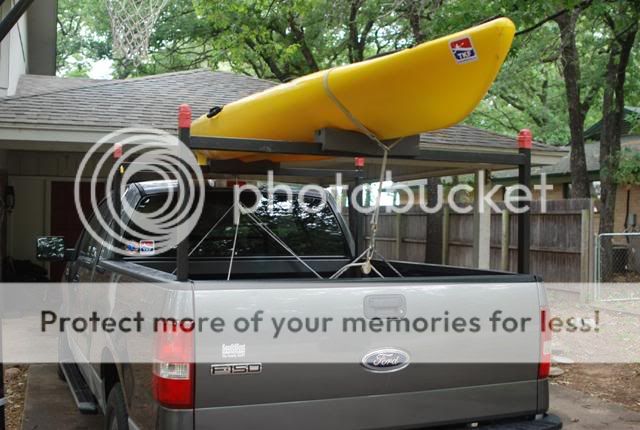 Easy F150 (or any truck) superstrut rack - TexasKayakFisherman.com