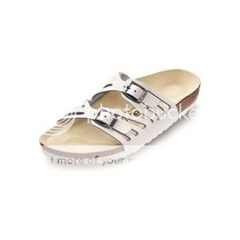 Birkenstock Womens Granada White Leather Sandal EU 40R US 9  