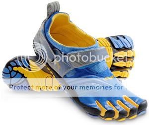 Vibram Five Fingers Womens Komodosport W3664 Blue / Yellow / Grey EU 