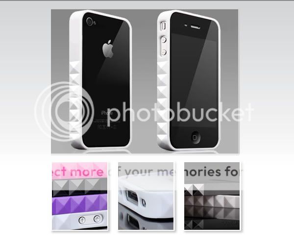 NIB White TPU Bumper Case For Apple Iphone 4 4G 4th Gen  