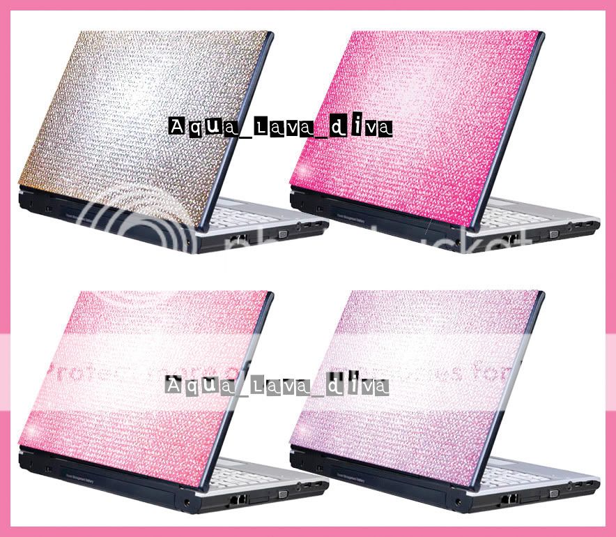 Notebook Laptop Cover Rhinestone Crystal Sticker Skin  